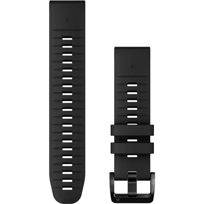 Garmin QuickFit® Siliconen bandje - Garmin QuickFit® 22 mm aansluiting - Zwart