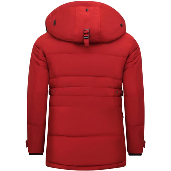 Winter Jas Heren - Parka Jas Heren - 8667 - Rode Jas