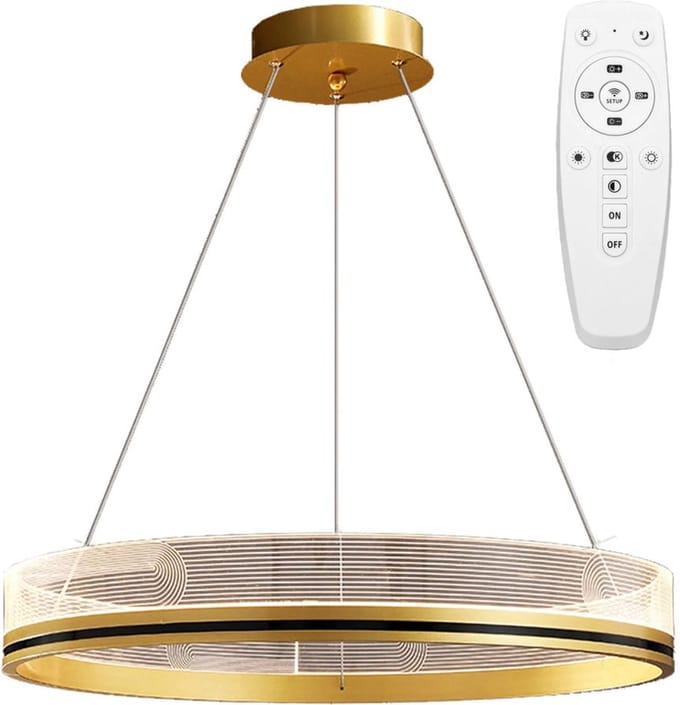 Toolight App1190-Cp Hanglamp Goud 60X60X76Cm