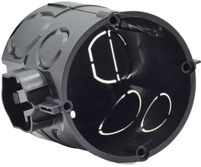 Inbouwschakelaardoos Ø 60 mm met M25 Contactdoos - 5 Stuks