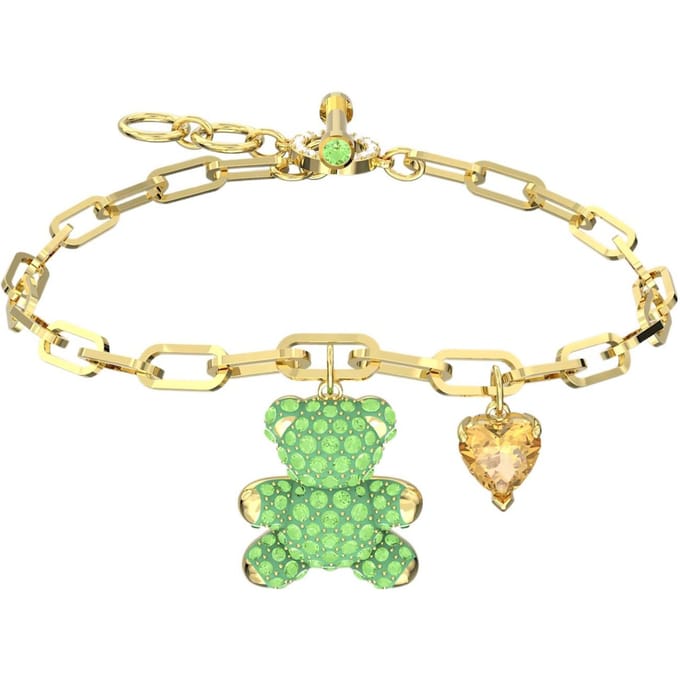 Swarovski Teddybeer Armband Damesarmband Groen 5642977 Box (Random Color) beige