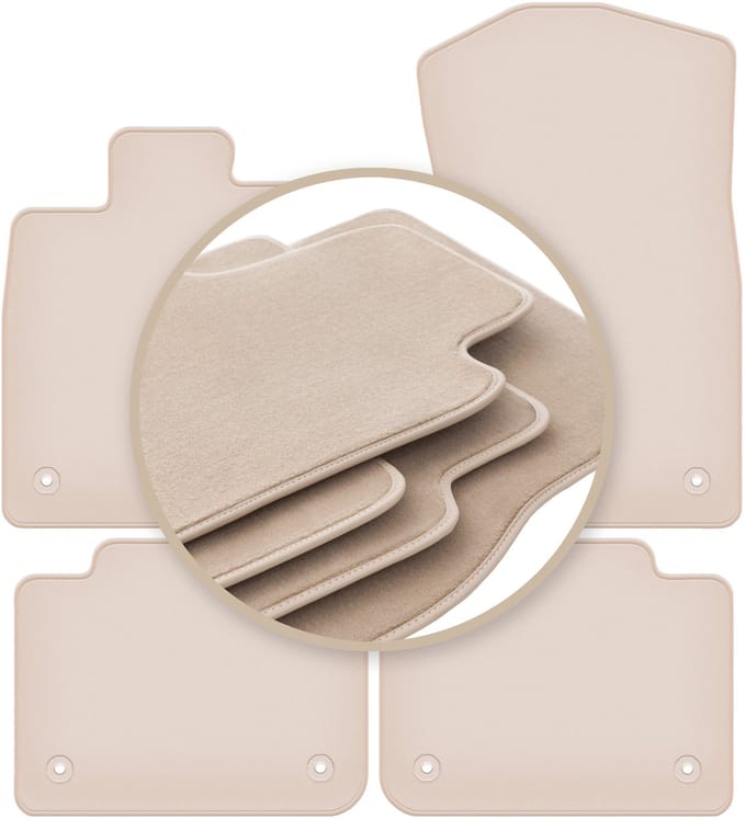 PREMIUM beige vloermatten voor: Lexus GS IV 2012-2020