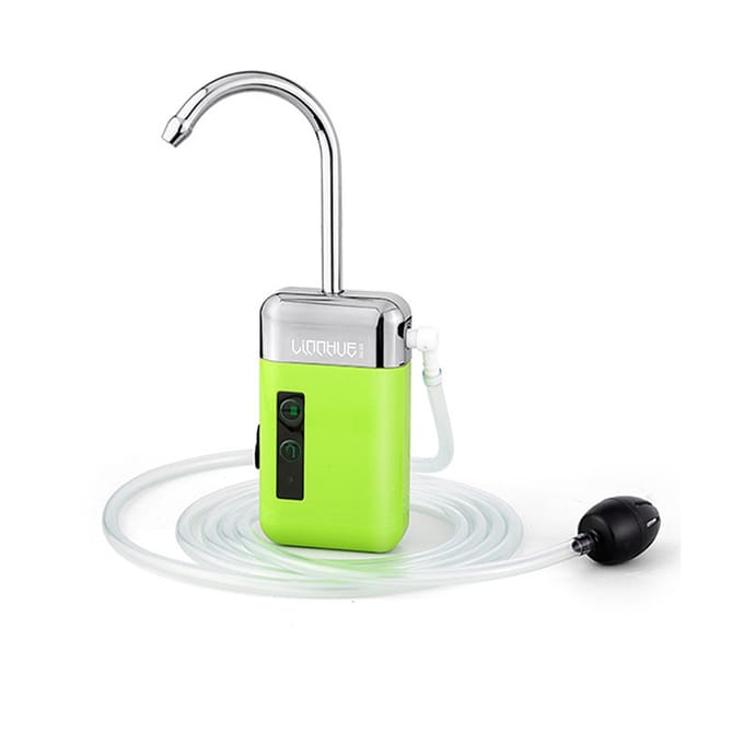 Automatische Waterpomp 3 Modi Automatisch Inductief Pompen USB Opladen Mini Luchtpomp groen