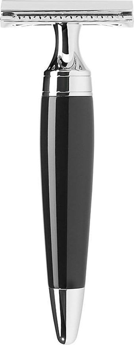 MÜHLE -Scheermes -Double edge -Safety Razor -STYLO -Zwart chroom
