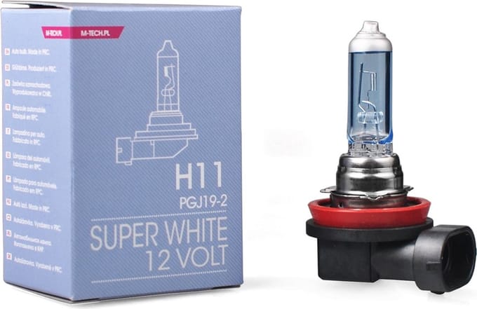 M-Tech SuperWhite H11 12V 55W - Enkel