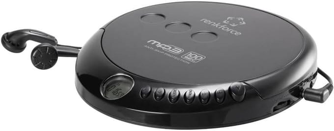 Draagbare CD Speler met MP3 Ondersteuning - Zwart