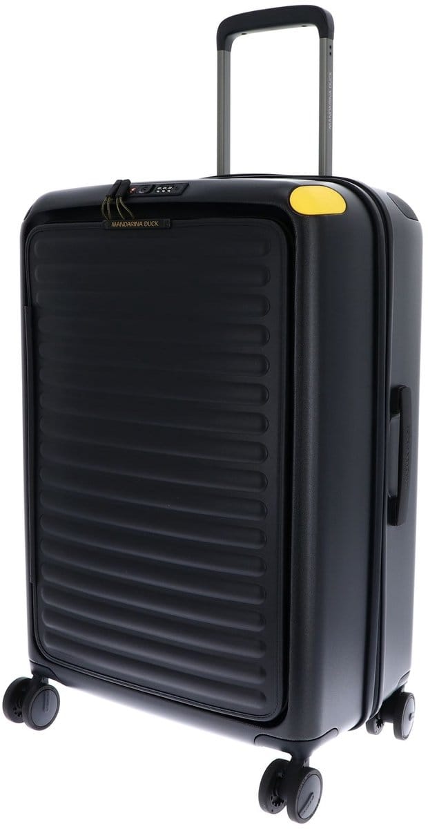 MANDARINA DUCK trolley Smart Duck Exp Trolley Dark Gloss zwart 69cm