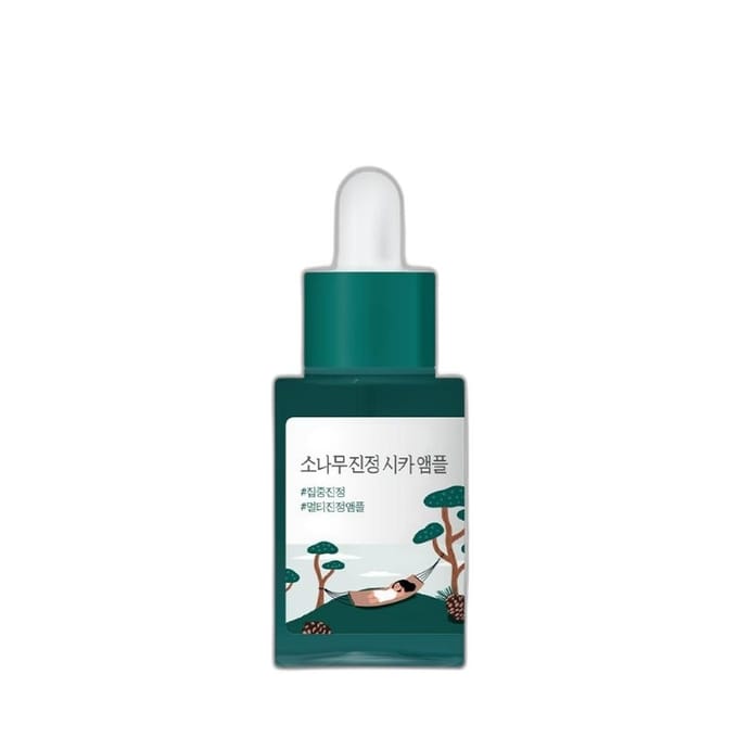 ROUND LAB Pine Calming Cica Ampoule Huiddichtheid 30ml blue