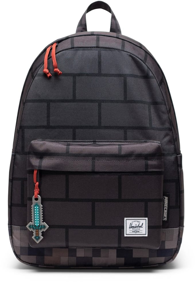 Herschel vrijetijdsrugzak rugzak Minecraft Classic Backpack 26L The Nether donkergrijs