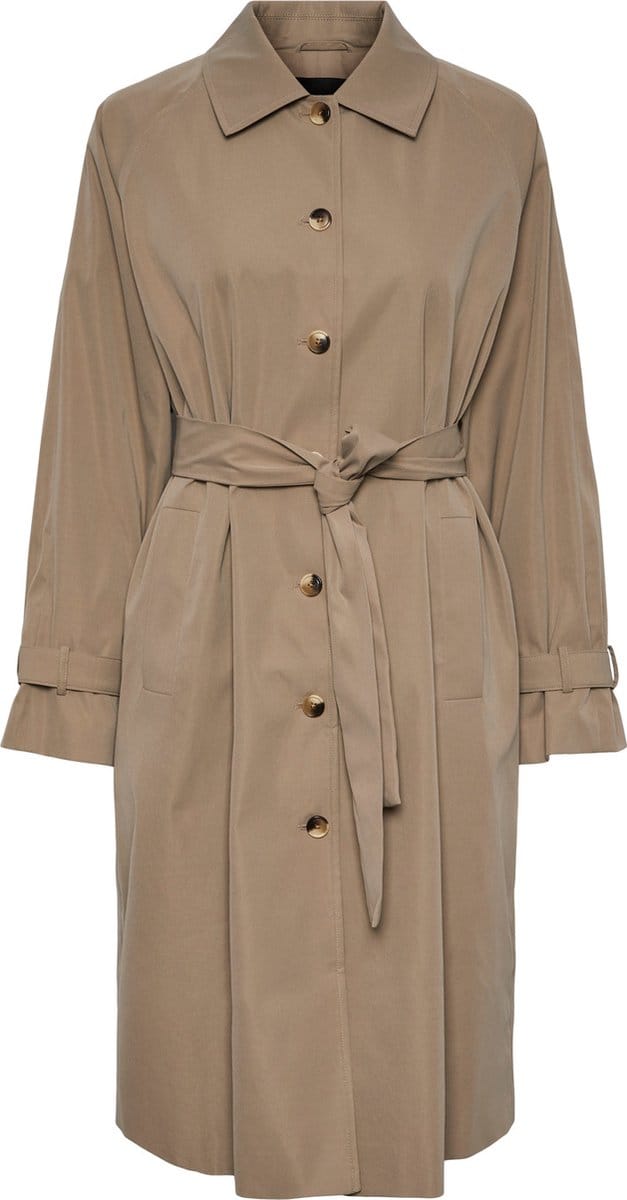 PIECES PCBELLEN TRENCHCOAT Dames Trenchcoat - Maat S
