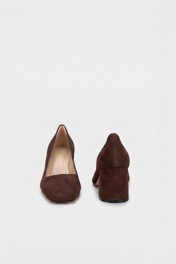 LK Bennett Sally Closed Courts Chocolate Taglia: 41 | Tacchi Alti Outlet | Donna | Marrone