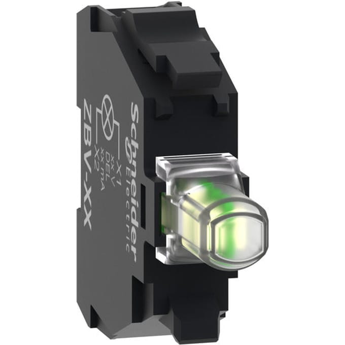 Schneider Electric ZBVB1 LED-element Met fitting Wit 24 V/DC, 24 V/AC 1 stuk(s)