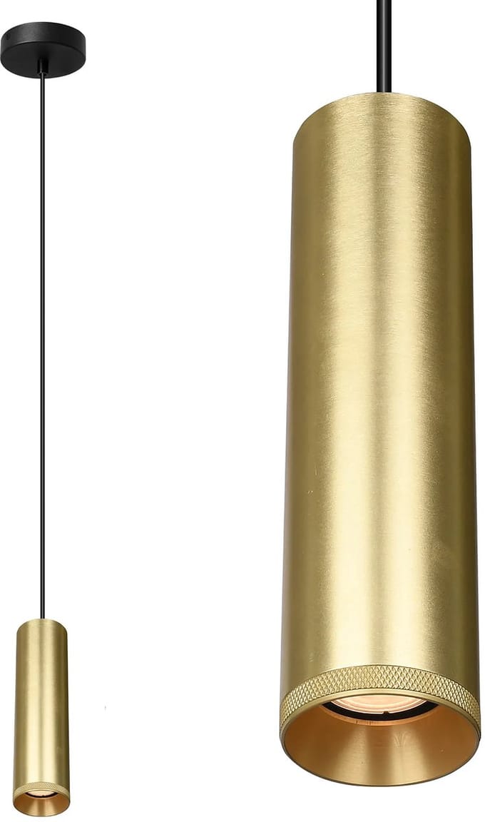 Artdelight - Hanglamp Milano 1 lichts 25 cm mat goud