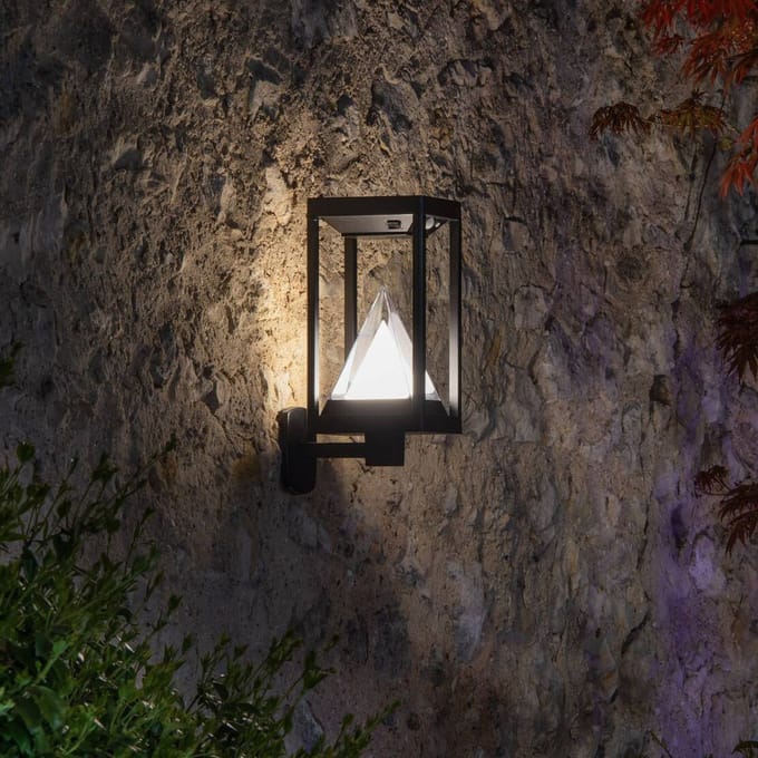 OSRAM SMART+ LED-zonne-buitenwandlamp ALPS, zwart Sensor