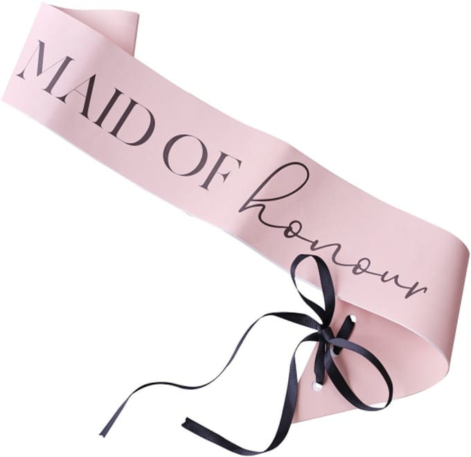 Ginger Ray - Sjerp Maid of honour - roze zwart