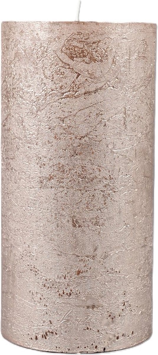 Rasteli Luz Your Senses Stomp Kaars Goud-Champagne Gold D 10 cm H 20 cm