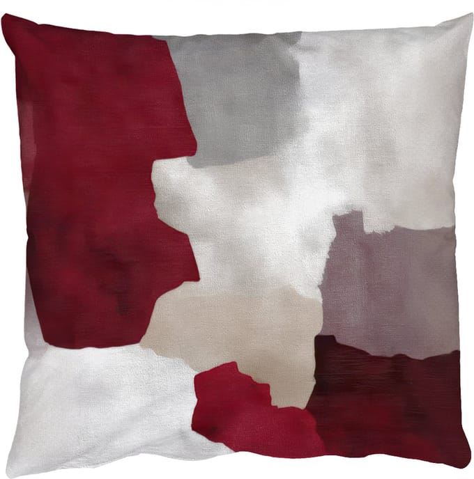 Sierkussens - Kussentjes Woonkamer - 45x45 cm - Abstract - Kleurbakken - Rood