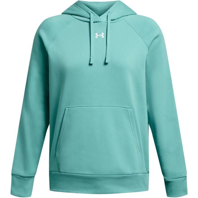 Under Armour Rival Flecce Hoodie Dames Groen - Maat L