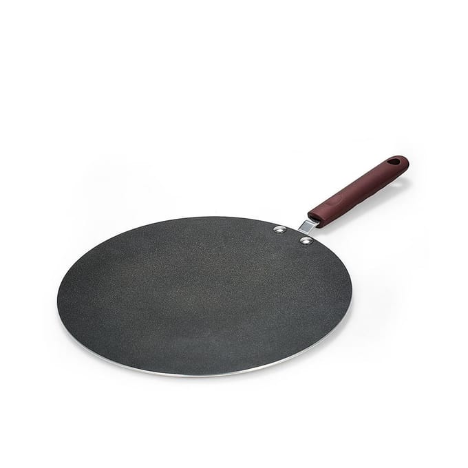 Pannenkoekenpan Crêpemaker Platte pan Bakplaat Pan met Spreader & Spatel Crêpemaker Bakplaat gray