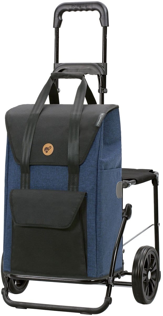 Andersen Shopper Komfort Shopper Senta 2.0 Winkelwagen 57 cm - 49 L - blau