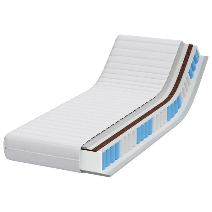 vidaXL - Matras - 80 - x - 200 - cm - Wit