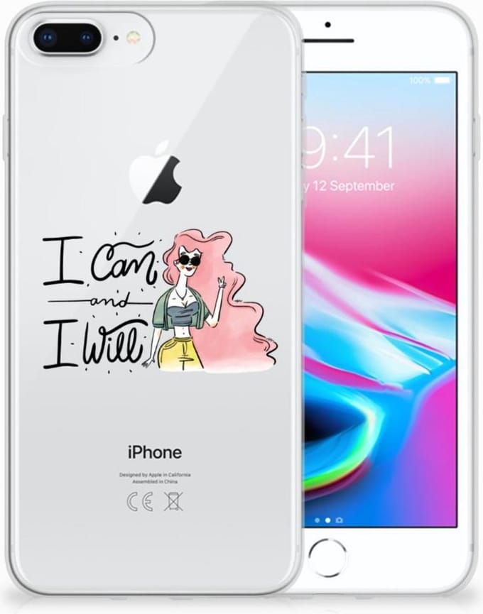 Apple iPhone 7 Plus | 8 Plus Telefoonhoesje met Naam i Can