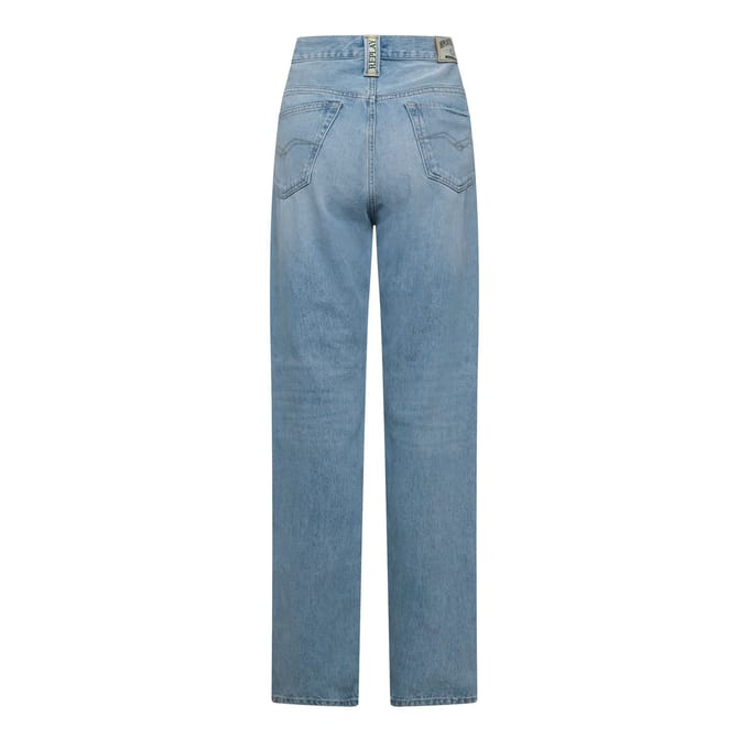 Women's Replay 9zero1 Straight-Fit Jeans in Blue