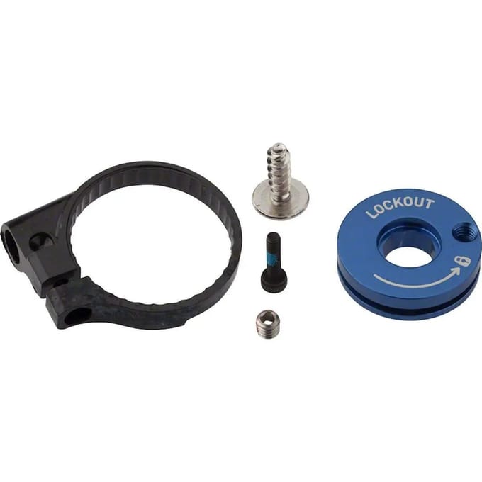 Vorkvergrendeling controle Rockshox Spool / Cable Clamp Kit For Oneloc / Pushloc Remote