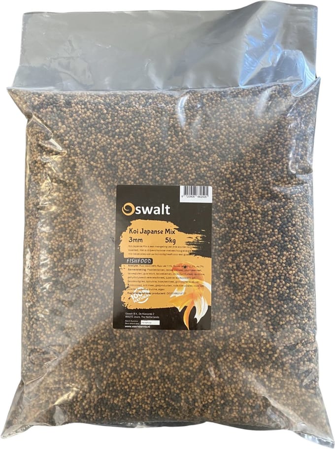 Oswalt - Koivoer - Japanse Mix - 5KG- 3mm