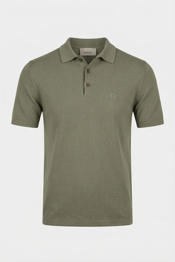 Dstrezzed Ds_cami Polo Green Shadow Green Shadow Maat: L | Poloshirts Outlet | Heren | Groen