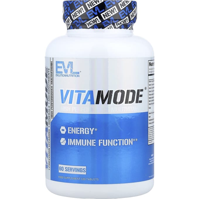 EVL Nutrition VitaMode EU (120 tabs) Unflavoured - Vitaminen, mineralen & gezondheid - Multivitaminen