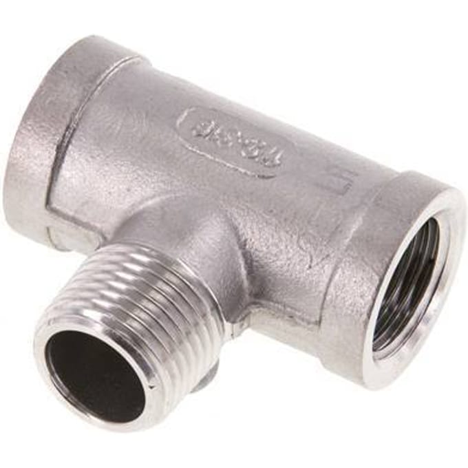 T-koppeling R1/2'' Buitendraad x Rp1/2'' Binnendraad 16 bar (224.8psi)