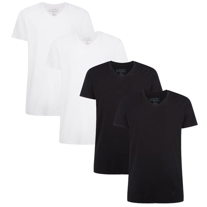 Bamboo basics T-shirt VELO Verpakking van 4