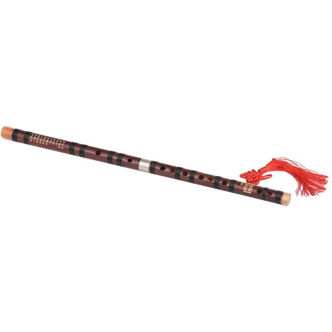 C Key Chinees traditioneel instrument Dizi Bittere bamboefluit met Chinese knoop voor beginners G key