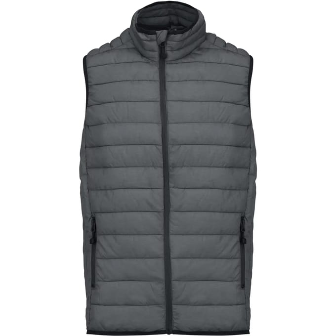 Lightweight Herenbodywarmer merk Kariban Marl Dark Grijs - S