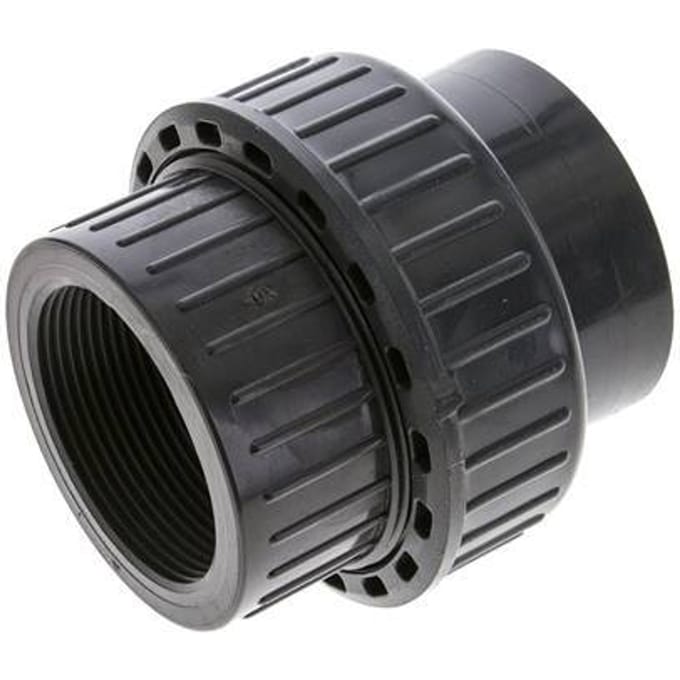 PVC Lijmmof Binnendraad Rp 2'' FKM