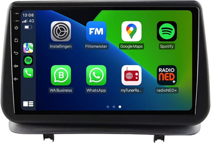 Carplay autoradio voor Renault Clio | 2005 t/m 2012 | Android 13 | Draadloos Apple Carplay & Android Auto | 2GB + 32GB | 8-Core processor | Davilon | 2025 model | 2005 2006 2007 2008 2009 2010 2011 2012 | Bluetooth & Wifi