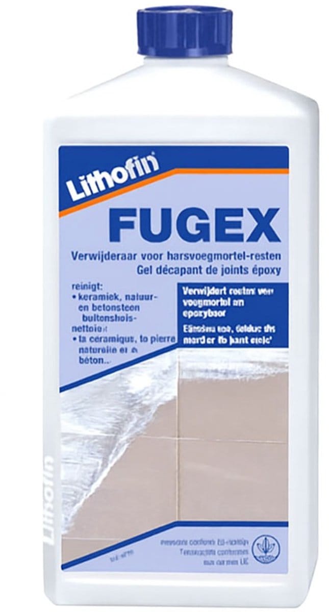 FUGEX, Oplosmiddel/verwijderaar harsvoegmortel, Lithofin, 1 ltr