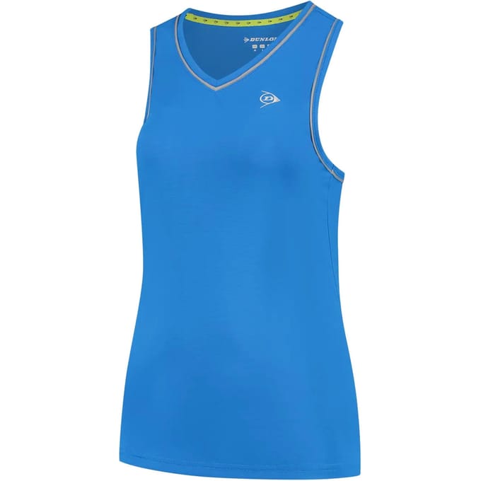 Dunlop Club Tanktop Dames-Blauw