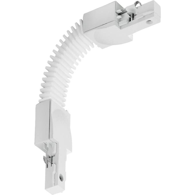 Spanningsrail Doorverbinder - DUOLINE - Flexibele Connector - 2 Fase - Mat Wit