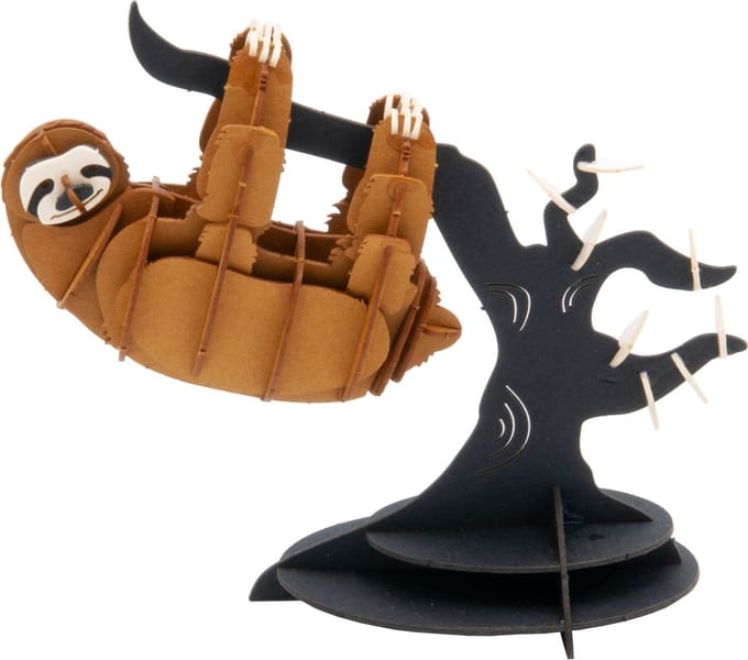 FRIDOLIN 3D Papier Model - Luiaard.