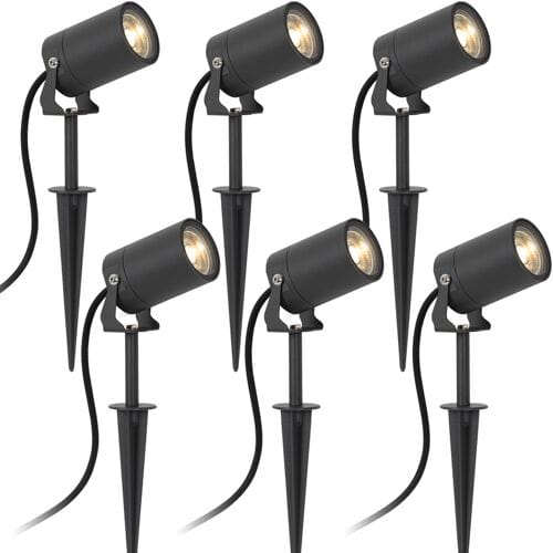 KS Verlichting - Stark - tuinspot - 6x - Verstelbaar - Aluminium - Modern - Spot - Antraciet