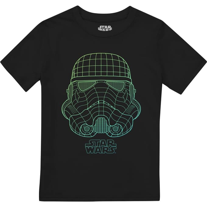 Star Wars Jongens Trooper Rooster T-shirt (Zwart)