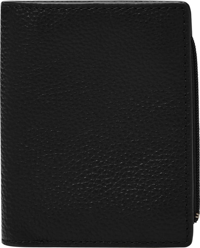 FOSSIL Leren Portemonnee Kaarthoes Thad Modular 3-in-1 Wallet Black Zwart