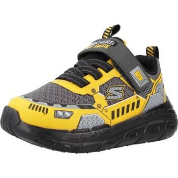 Skechers Skech Tracks Jongens Sneakers - Grijs/Geel