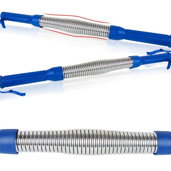 30kg Power Twister Bar Bovenlichaamtrainer Arm Borstversterker Krachttraining blauw