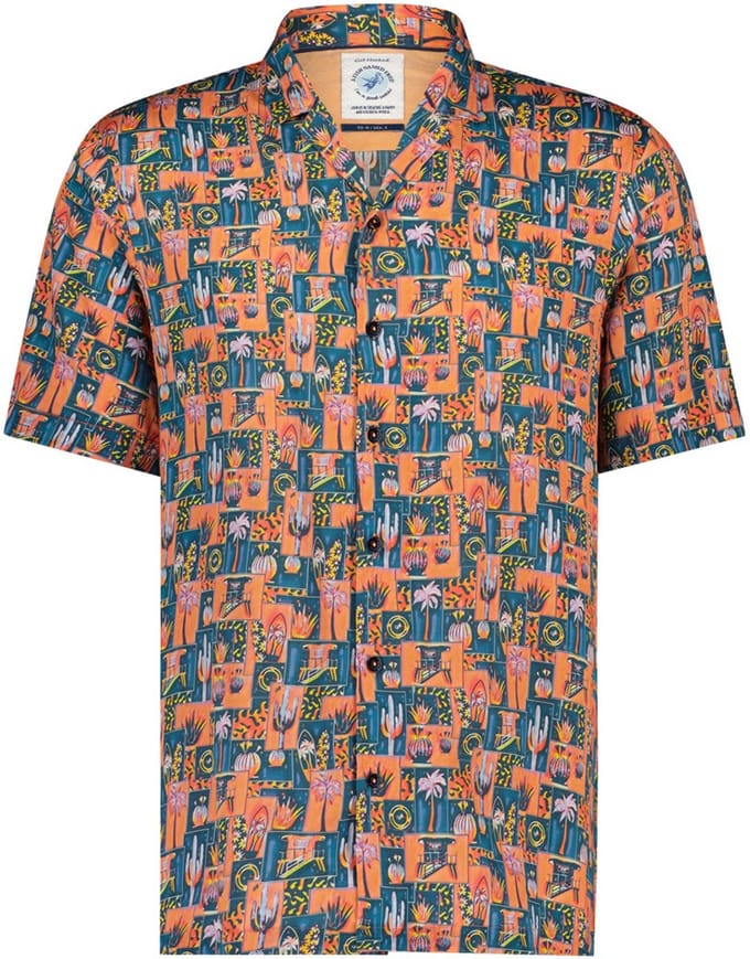 A Fish Named Fred Shirt SS photo box Burnt Coral (28.063.455)