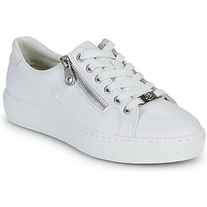 Rieker Sneakers wit Leer - Dames - Maat 36