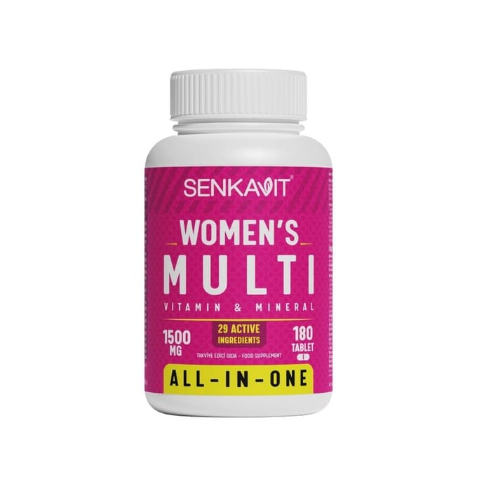 Complexe Multivitamines et Multiminéraux pour Femmes Senkavit 180 Comprimés 1 PC