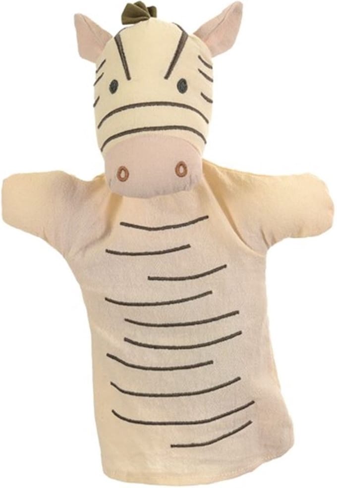 Egmont Toys Handpop Zebra 29x17x6 cm